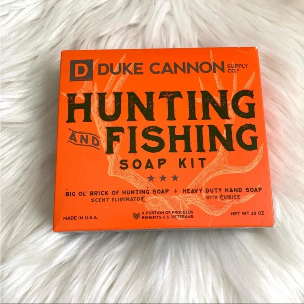 NEW Duke Cannon Hunting and Fishing Soap Set of 2